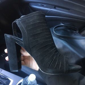 Peep toe shoes. Worn three times